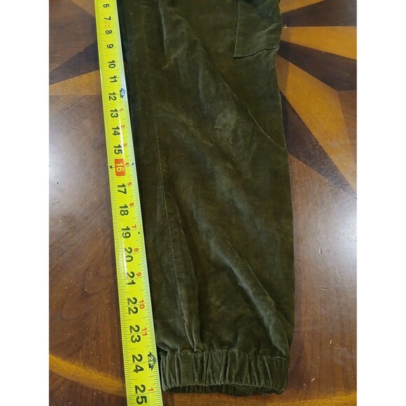 Sanctuary Mia Trooper Brown Corduroy Elastic Waist Cargo Jogger Pants XS Pull On - Picture 12 of 12